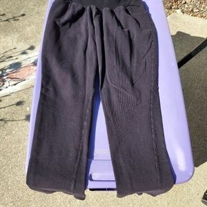 Black Maternity Dress Leggings